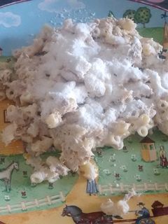 Una foto de Pasta con crema de atún