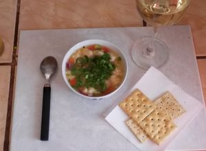 Una foto de ceviche de corvina