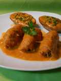 Revoltillo de lomo con jamón 