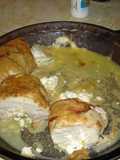 Pollo enrollado con tocino