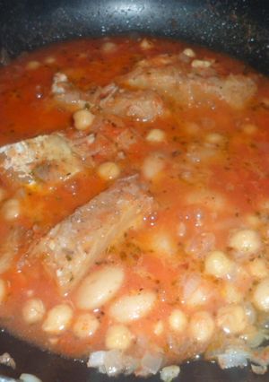 Una foto de Espectacular bacalao con salsa