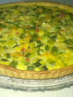 Una foto de Tarta de zapallito y zanahoria