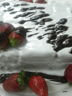 Una foto de Tarta borracha de galletitas