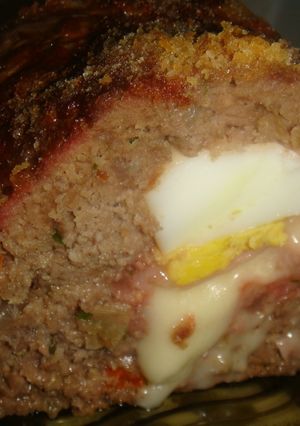 Una foto de Pan de carne relleno