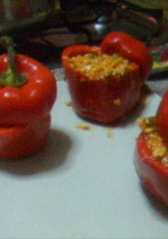 Una foto de Pimientos rellenos
