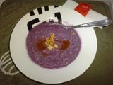 Crema de lombarda con sofrito