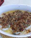 Bacalao fresco con tomates secados al sol al aroma de lima