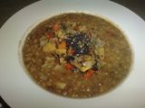 Lentejas al curry con verduritas