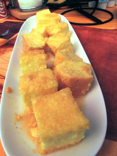 Una foto de Flan de melocotón