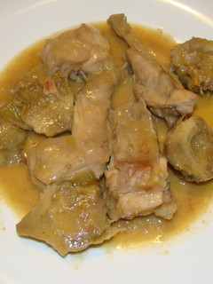 Una foto de Conejo guisado (Yaya Rosalía)