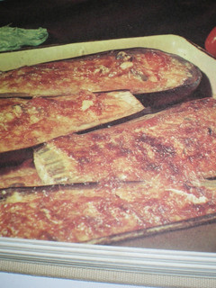Una foto de Berenjenas rellenas con pimientos