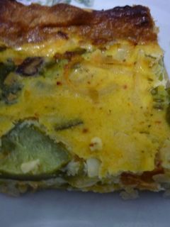 Una foto de Tarta doble de zapallitos