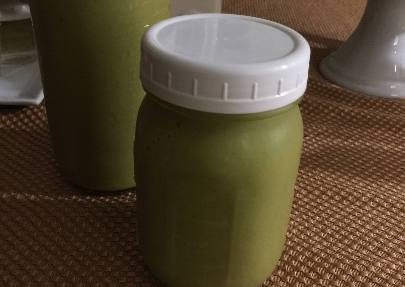 Smoothie de Papaya y Espinaca-saludable