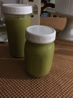 Una foto de Smoothie de Papaya y Espinaca-saludable