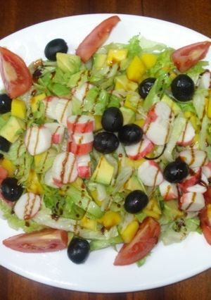 Una foto de Ensalada mediterránea caramelizada