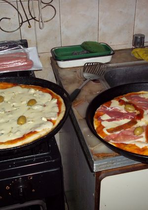 Una foto de Masa de pizza básica