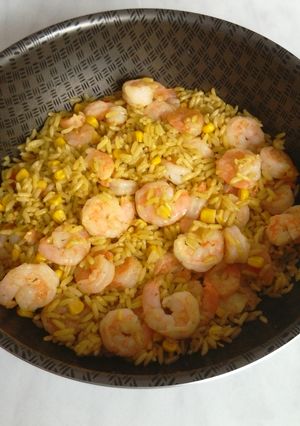 Una foto de Arroz con Camarón
