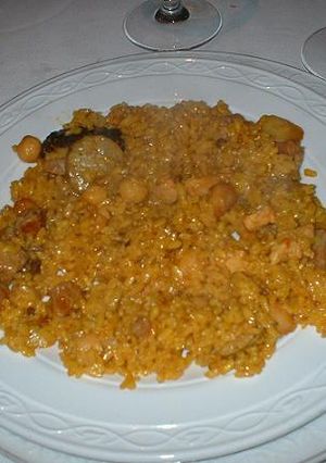 Una foto de Arroz en costra tradicional