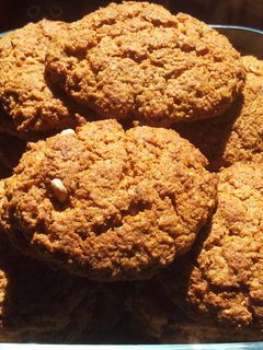 Una foto de Galletas de avena, nueces y coco sin huevo