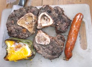 Una foto de Osobuco a la parrilla