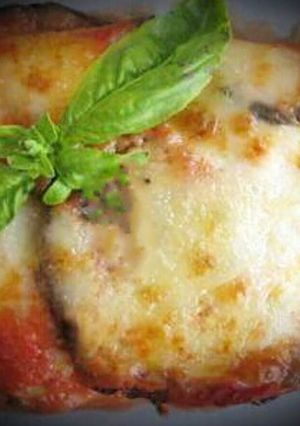 Una foto de Berenjenas a la parmesana al horno
