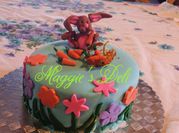 Una foto de pastel de pascua