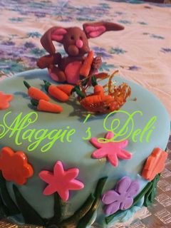 Una foto de Pastel conejo de Pascua