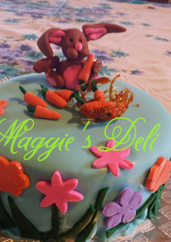 Una foto de Pastel conejo de Pascua