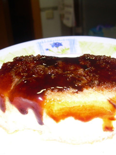 Una foto de Pudín de queso con galletas
