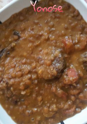 Una foto de Lentejas pispas