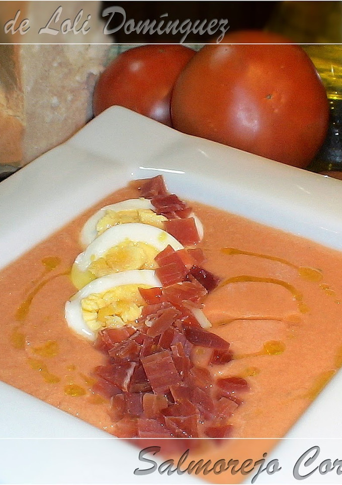Una foto de Salmorejo cordobés