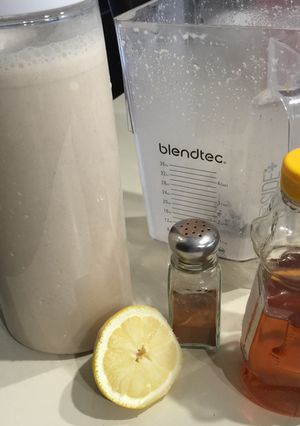 Una foto de Leche de avena -rica y saludable