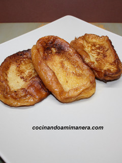 Una foto de Torrijas de vino moscatel de Alicante