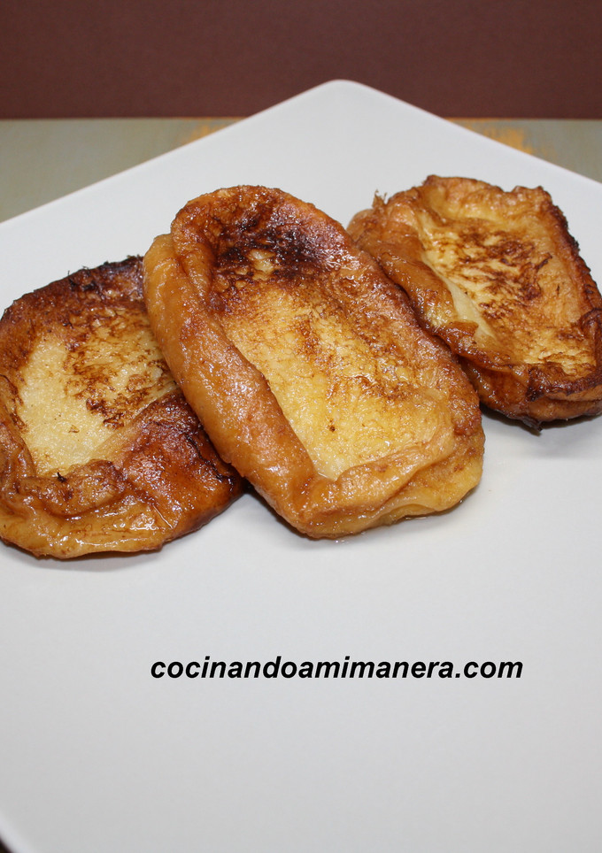 Una foto de Torrijas de vino moscatel de Alicante