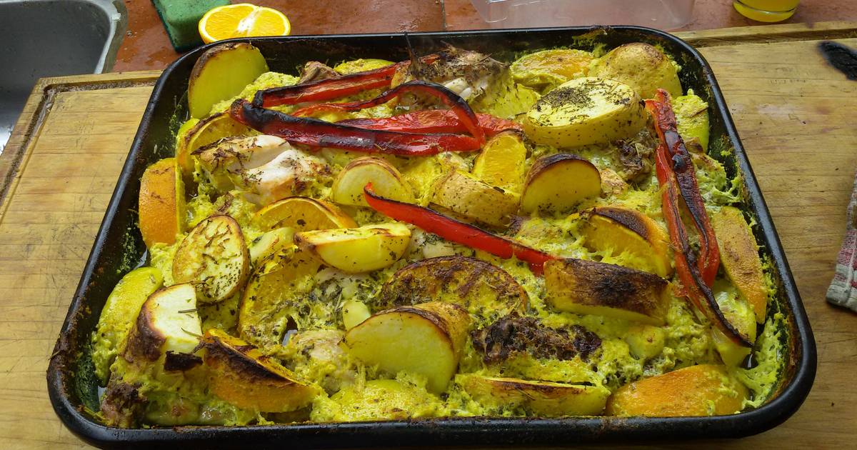 Pollo a la leche en horno de barro Receta de mpartese- Cookpad