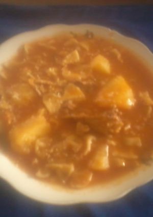 Una foto de Guiso de moñitos caseros al perejil