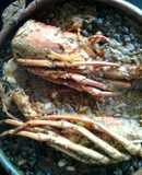 Frijoles tiernos de Cobán con langosta