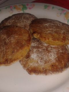 Una foto de Tortitas de plátano y queso