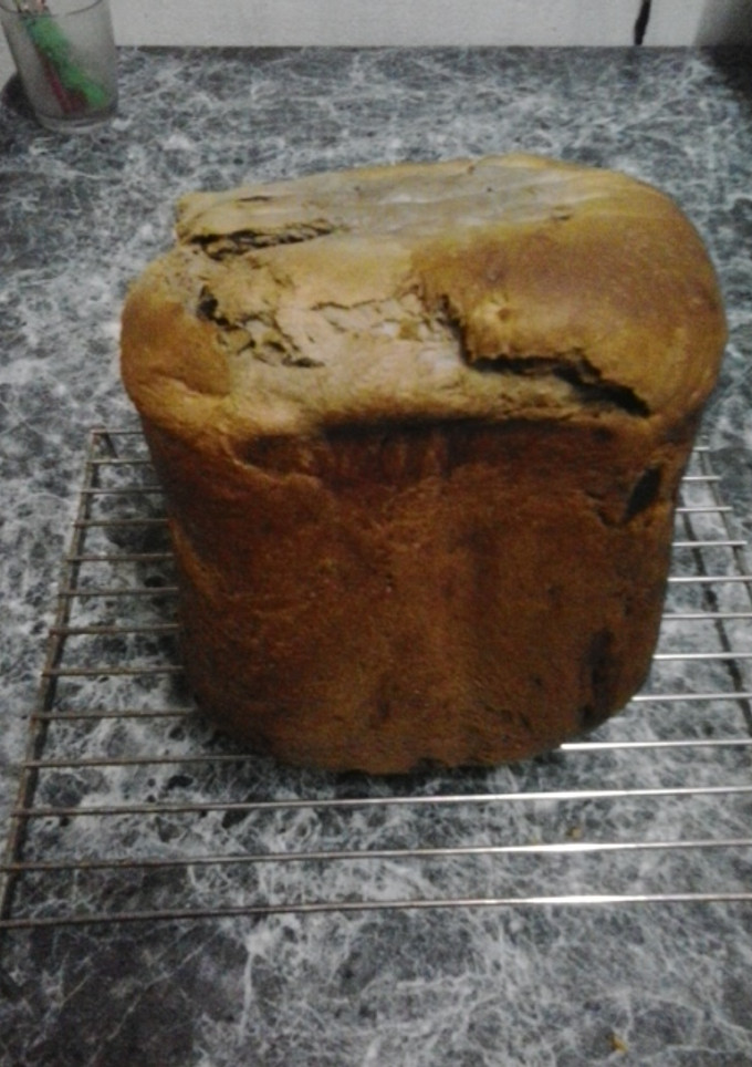 Una foto de Pan dulce con chispas de chocolate en horno de pan