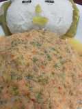 Arroz con salsa sencilla de ingredientes licuados. Apto celíacos y alérgicos