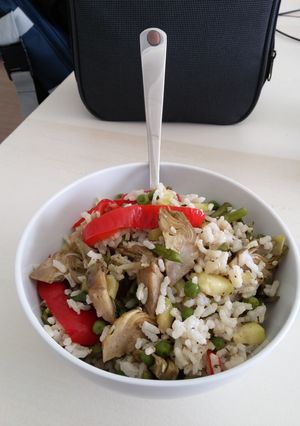 Una foto de Arroz con verdura thermomix
