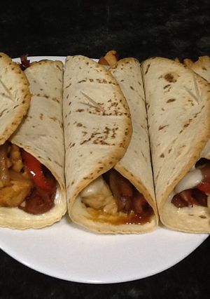 Una foto de Fajitas de pechuga de pollo al estilo de la iaia