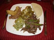 Una foto de churrasco carne