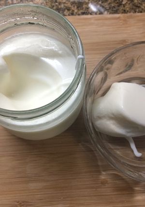 Una foto de Laben (yogur árabe)