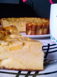 Una foto de Tarta de melocotón (al horno)