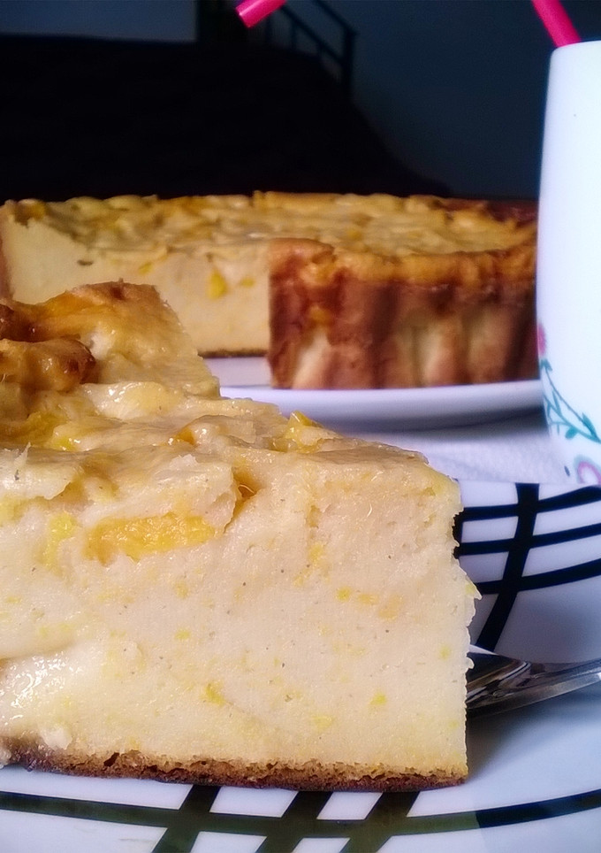 Una foto de Tarta de melocotón (al horno)