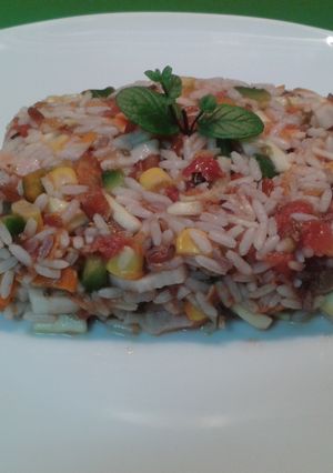Una foto de Salpicón de arroz