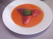 Una foto de piquillo de bacalao