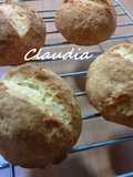 Bollos sin gluten con almidón de mandioca