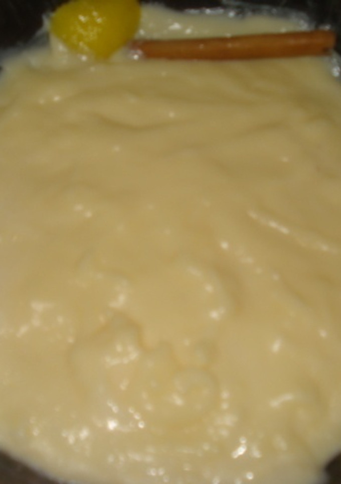 Una foto de Crema pastelera para rellenar